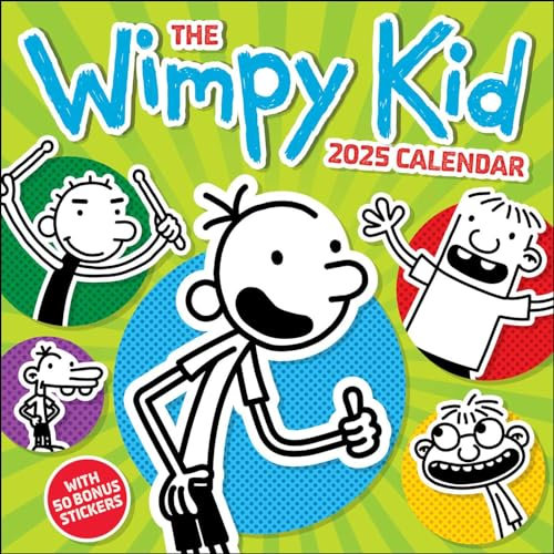 Wimpy Kid 2025 Wall Calendar