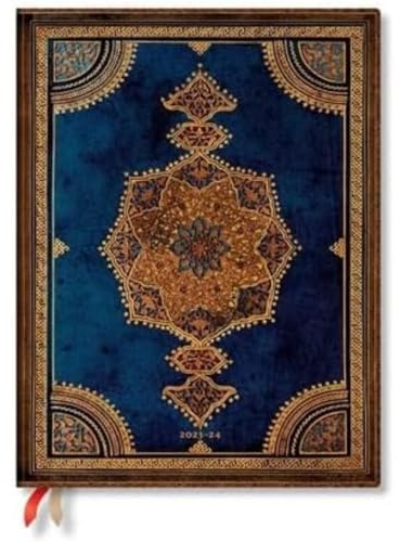 Paperblanks 18-Monatskalender 2023-2024 Safawidische Bindekunst | Vertikal | Ultra (180 × 230 mm)