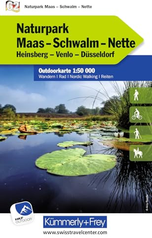 Kümmerly+Frey Outdoorkarte Deutschland 62 Naturpark Maas, Schwalm, Nette, 1:50.000: Mit Heinsberg, Venlo und Düsseldorf. Touren für Wanderer, Biker und mehr! Free Download