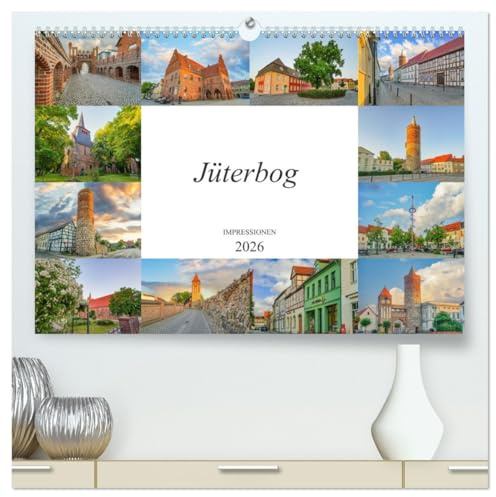 Jüterbog Impressionen (hochwertiger Premium Wandkalender 2026 DIN A2 quer), Kunstdruck in Hochglanz: Zwölf Bilder der wunderschönen Stadt Jüterbog (CALVENDO Orte)