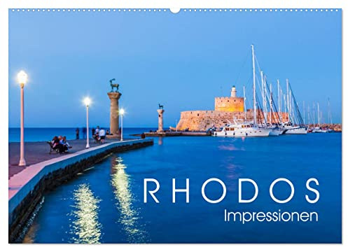 RHODOS Impressionen (Wandkalender 2026 DIN A2 quer), CALVENDO Monatskalender: 13 faszinierende Aufnahmen der Insel Rhodos. (CALVENDO Orte)