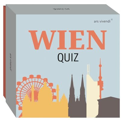 Wien Quiz – 66 Fragen zur Hauptstadt an der Donau: Geschichte, Kultur & Kulinarik - Charmantes Wissensspiel für Wien-Fans & Reisende - Geschenk mit Wiener Schmäh
