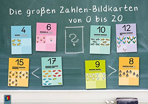 Die großen Zahlen-Bildkarten von 0 bis 20: Für den Anfangsunterricht