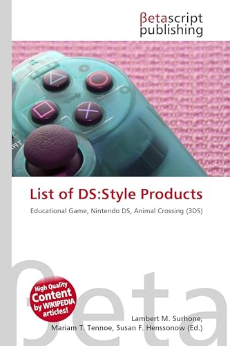 List of DS:Style Products: Educational Game, Nintendo DS, Animal Crossing (3DS)