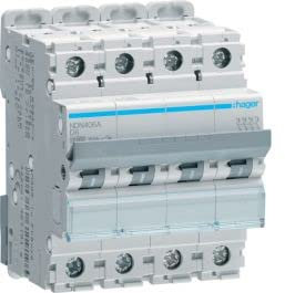 Int.aut.serie NDN 4P 2A D-10/15kA