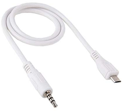 I57 Micro USB auf 3,5mm Klinke Audio Adapter 50cm – AUX Verbindungskabel für Kopfhörer, Lautsprecher, Autoradio & Soundsystem – Hochwertiges & Robustes Stereo Audiokabel