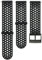 Suunto Ersatz-Uhrenarmband, für alle Suunto Spartan Sport WRH und Suunto 9 Uhren, Silikon, Länge: 22,9 cm, Stegbreite: 24 mm, Schwarz/Schwarz, Inkl. Stifte zur Montage, SS050225000