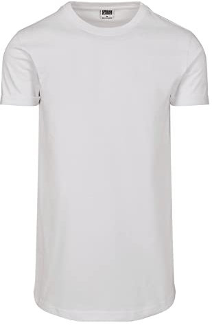 Urban Classics Herren Short Shaped Turn Up Tee T-Shirt, per Pack Weiß (White 00220), X-Large (Herstellergröße: XL)