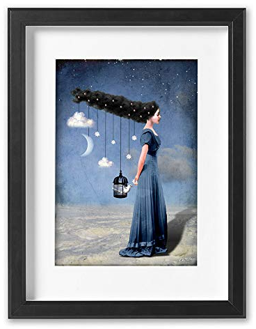 Cathrin Welz-Stein Hochwertiger Kunstdruck Poster Print – Liberty – Künstler A2-420mm x 594mm Badezimmer Deko Bilder Wohnzimmer Poster & Kunstdrucke | Lieferung ohne Rahmen