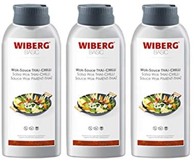 WIBERG - Wok Sauce Thai Chilli, 770 g, 3er Pack