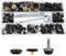BetterJonny 180pcs Schrauben Druckknopf, 60 Sets Edelstahl Snap Fasteners Press Stud Kit mit 3 Stück Einstellung Werkzeug in Aufbewahrungsbox für Boot Abdeckung Möbel