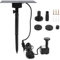 Kit de Pompe à Eau pour Fontaine Solaire 1.5w Pompe de Fontaine à Énergie Solaire Panneau Solaire Ip65 Pompe Submersible sans Brosse Étanche pour Bassin de Bain D'oiseaux Piscine Fish Tank Garden