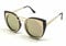 Stylish Retro Ladies Big Black Cat Eye Sunglasses Rose Gold Mirrored UV400 Lens