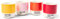 PANTONE Porzellan Macchiato Thermobecher, 4er-Set: Yellow 12 C, Red2035 C, Orange 021 C, Light Pink 182C