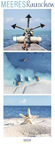 Harenberg Meeresrauschen - Kalender 2023 - Hochformat - Korsch-Verlag - Fotokalender - Fotokunst - Vertikal-Kalender - 28,5 cm x 69 cm