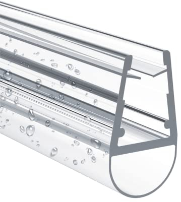 EMKE Duschdichtung Duschtür 800mm für 7/8mm Glasstärke gerade Glastür | Wasserabweisend mit Automatischer Rückfluss | Ersatzdichtung oder Duschkabinen-Dichtung mit Gummilippen