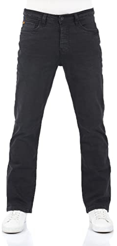 riverso Jeans Herren Stretch Bootcut RIVFalko Jeanshose Hose Denim Schwarz w30, Farbe:Black Denim (B122), Größe:30W / 32L
