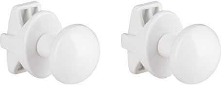 NOYON & THIEBAULT Patère pour sèche-serviette à tête ronde (lot de 2) en Métal Minimaliste