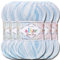 Hobby YARN Alize Baby Best Batik 5x 100g Türkische Premium Wolle Babywolle (6669)