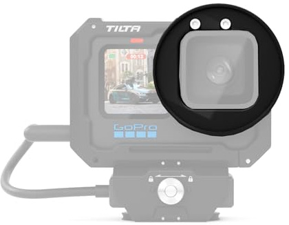 Tilta 52mm Filter Tray Adapter Ring Filmmaking Accessories for GoPro HERO 10, 11, 12 Mic Adapter, Camera Cage -Black TA-T42-52-B