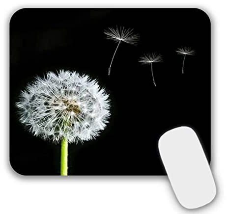 Mousepad Klein Mauspad mit Motiv 24 x 20 x 0,3 cm Schwarz rutschfeste Mauspads für PC,Laptop,Home, Office (203)