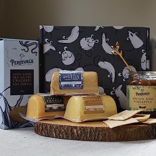 The Mouse House - Caja de regalo de queso ahumado triple