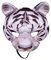 JIAHG Halloween Tiger Halbmaske Rollenspiel Maskerade Party Realistische Maske Halloween Tier Maske Cosplay Kostüm Requisite für Geburtstagsfeiern, Kostümpartys