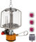 Tragbare Camping-Gaslaterne im Freien Piezo Ignition Mini-Gaszeltlampe mit 3 Mänteln und Adapter