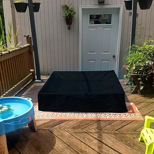 Cozzka Mini-Rahmen-Poolabdeckung für 1,2 m x 1,2 m x 30,5 cm, wasserdicht