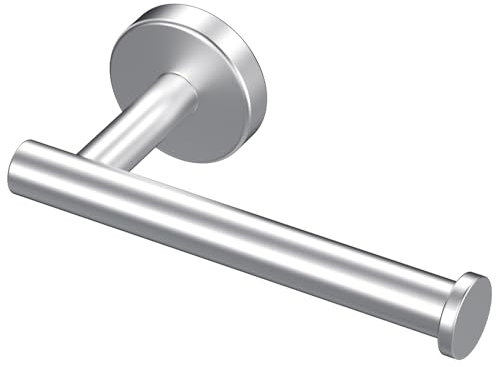 ONLYQIQIU Toilet Roll Holder SUS 304 Stainless Steel Toilet Paper Holde Silver Toilet Tissue Holder for Bathroom and Kitchen Accessory, Waterproof Round Modern Style