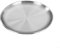 Platos plateados de acero inoxidable, platos redondos de 14/17/20/23/26 cm, platos de almuerzo, platos de desayuno para cocina, restaurante (23 cm)