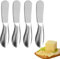 APOMOONS 4 Stück Buttermesser Klein Käsemesser Edelstahl Buttermesser Marmelade Messer und Butter-Käse-Spatel Kleine Brot Creme Messer Käsemesser Set für Sahne und Käse (13.5 cm)