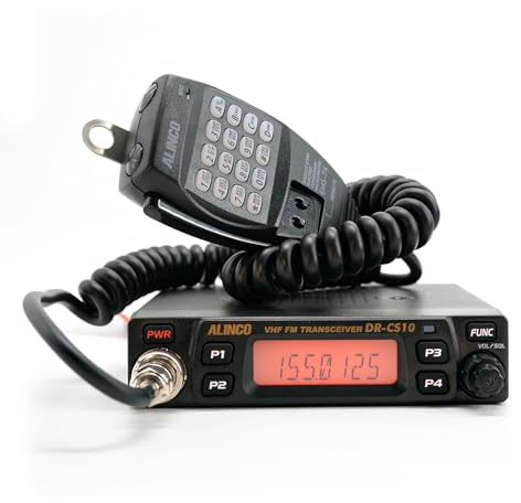 MAAS ALINCO DR-CS-10 Mobilfunkgerät VHF - Amateurfunk - Bis zu 60 W Ausgangsleistung - 136-174 MHz