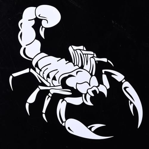 3D Scorpion Auto Aufkleber,Auto Tuning Sticker Aufkleber Wasserdicht Fensteraufkleber Scary Würfel Autoaufkleber 3D Skorpion Motorhaube Aufkleber Vinyl Wasserdichte Auto Aufkleber Selbstklebende
