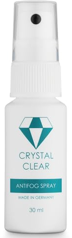 Crystal Clear® Swim Dive – effektives nachhaltiges Anti Fog Spray – Made in Germany – Antifog Spray – 2 x 30 ml – Antibeschlag Spray für Schwimmbrillen und Taucherbrillen - 2 Stück