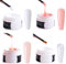 GZSYY Gel Construction Ongle UV Builder Gel 4PCS Nail Extension Gel Transparent Rose Nude Blanc Gel Nails Chablon pour Ongle Gel Construction
