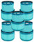 vhbw 5x Filtro reemplaza Dyson 972352-01 para aspiradora - Filtro de aire de salida, turquesa/blanco