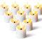 Homemory 12 Stück Timer flammenlose LED Teelichter,realistische 3D flackernde flammenlose Kerzen,batteriebetriebene Teelichter,für Thanksgiving Day, Weihnachten,Dekoration