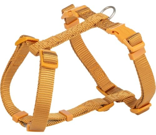 TRIXIE Premium H-Geschirr, M–L: 52–75 cm/20 mm, Curry