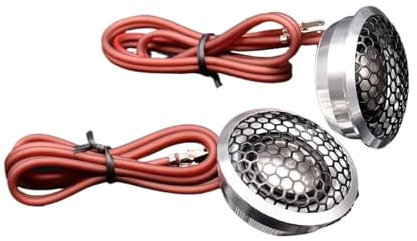 ATUMY Tweeter Altavoces Tweeter para Coche 2024, película, Bobina móvil de 25 mm, Potencia máxima de Salida de 120 W, Sonido de resolución y Calidad de Audio Coche. Altavoces de Coche
