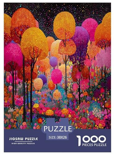 Whimsical Malerei Puzzle 1000 Teile Impossible Geschicklichkeitsspiel Für Die Ganze Familie, Klassische Geschenk Farbenfrohes Legespiel Home Dekoration 38x26cm/1000pcs