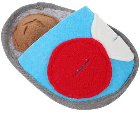 HOLIDYOYO Schnüffelmatte für Kleine Haustiere aus Polar Fleece zum Langsamen Fressen und Stressabbau im Innenbereich für Hamster und Kaninchen