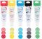 Colour Splash Food Colouring Gels, Primary 5 Pack, Highly Concentrated For Baking And Cake Decorating, Easy to Use Squeezy Tubes, Black, Green, Lemon, Red, & Blue, Starter Set