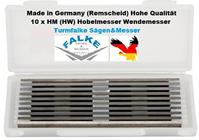 Kress Elektrohobel (10 Stück) Hartmetall Wendemesser 75,5 x 5,5 x 1,1 mm