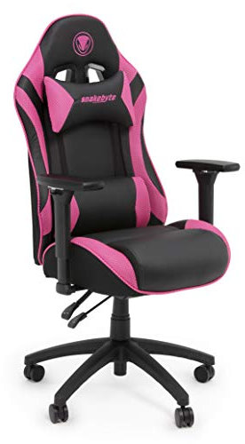 snakebyte Universal GAMING:SEAT - für Gaming Sessions - für den Büroalltag - schwarz/pink