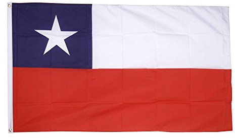 Flaggenfritze Fahne/Flagge Chile - 150 x 250 cm + gratis Sticker, XXL-Fahne