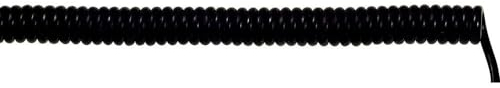 LAPP 73220268 Spiralkabel UNITRONIC® SPIRAL 400mm / 1600mm 7 x 0.25mm² Schwarz 1St.