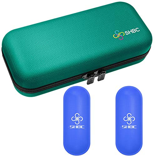 SHBC Insulina per Diabetici Organizzare Viaggi Piu 'Medicine per Raffreddamento Borsa con 2 Ghiaccio Verde
