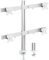 InLine® Aluminium Monitor-Tischhalterung für 4 Monitore bis 32, 8kg