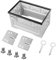 Youyijia Audio Securing Cage Universal DVD Installation Box Universal Double DIN Car Audio Stereo Securing Cage with Frame Car DVD Mounting Frame for Most Double Spindle Car Audio